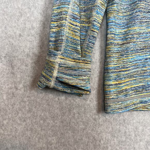 Lululemon Mens S ? Surge Warm 1/2 Zip in Space Dye Camo Deep Navy Alberta Lake - Picture 6 of 9